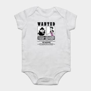 Boris Natasha Wanted Poster Baby Bodysuit